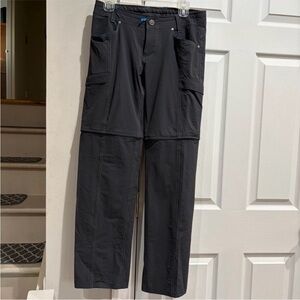 Women’s Kuhl convertible cargo pants to shorts
